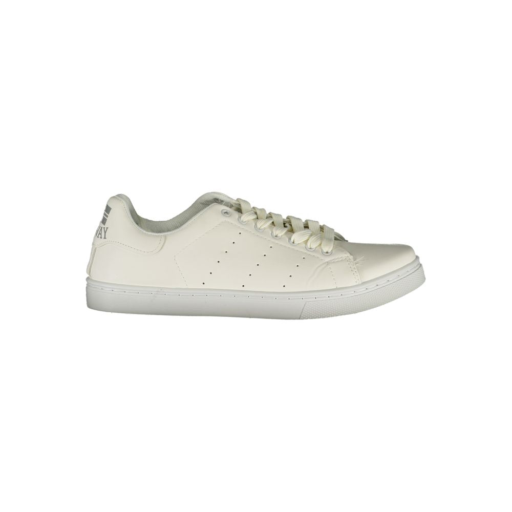 Norway 1963 White Polyurethane Men Sneaker - ClickThatClicks 