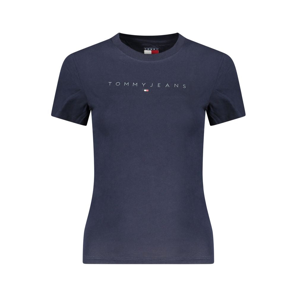 Tommy Hilfiger Blue Cotton Tops & T-Shirt