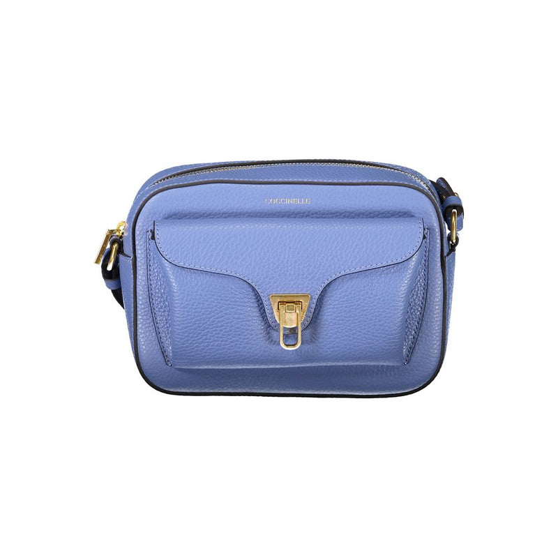 Coccinelle Blue Leather Handbag