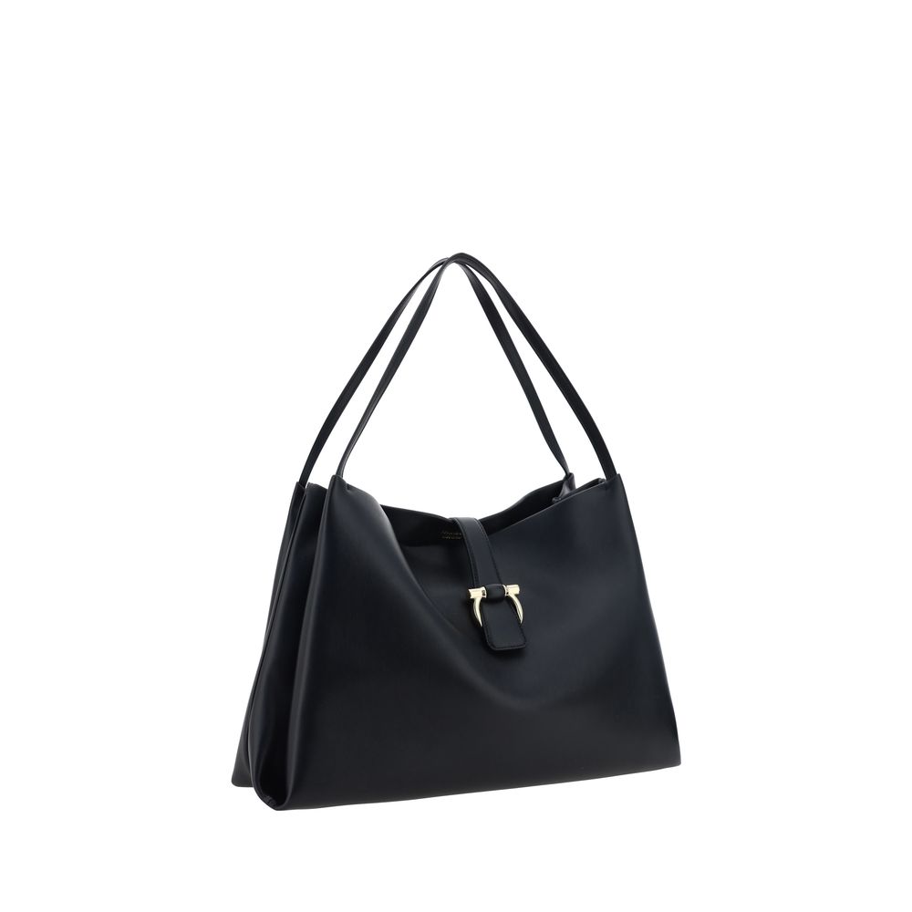 Ferragamo Black Calf Leather Bos Taurus Handbag - ClickThatClicks 