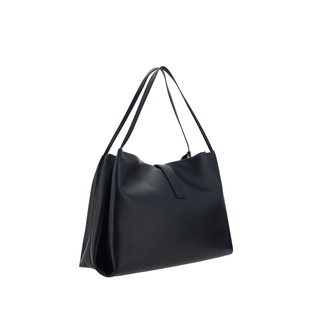 Ferragamo Black Calf Leather Bos Taurus Handbag - ClickThatClicks 