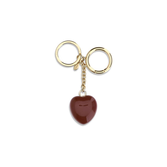 Valentino Garavani Bordeaux Metal Keychain - ClickThatClicks 
