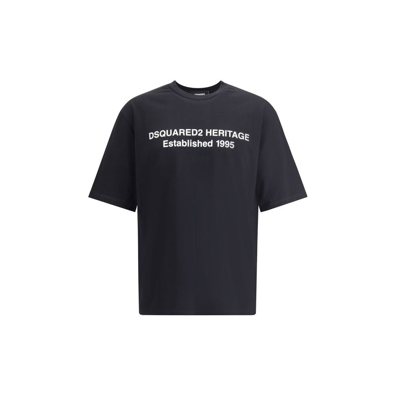 Dsquared² Black Cotton T-Shirt