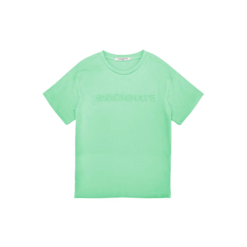 Hinnominate Green Cotton T-Shirt