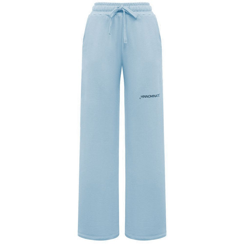 Hinnominate Blue Cotton Women Palazzo Pants