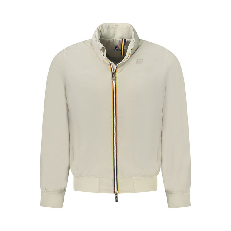 K-WAY Beige Nylon Men Jacket