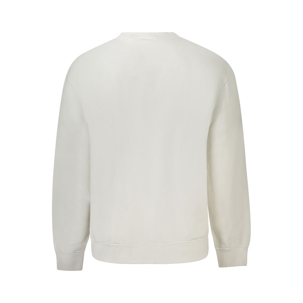 Calvin Klein White Cotton Men's Sweatshirt - ClickThatClicks 