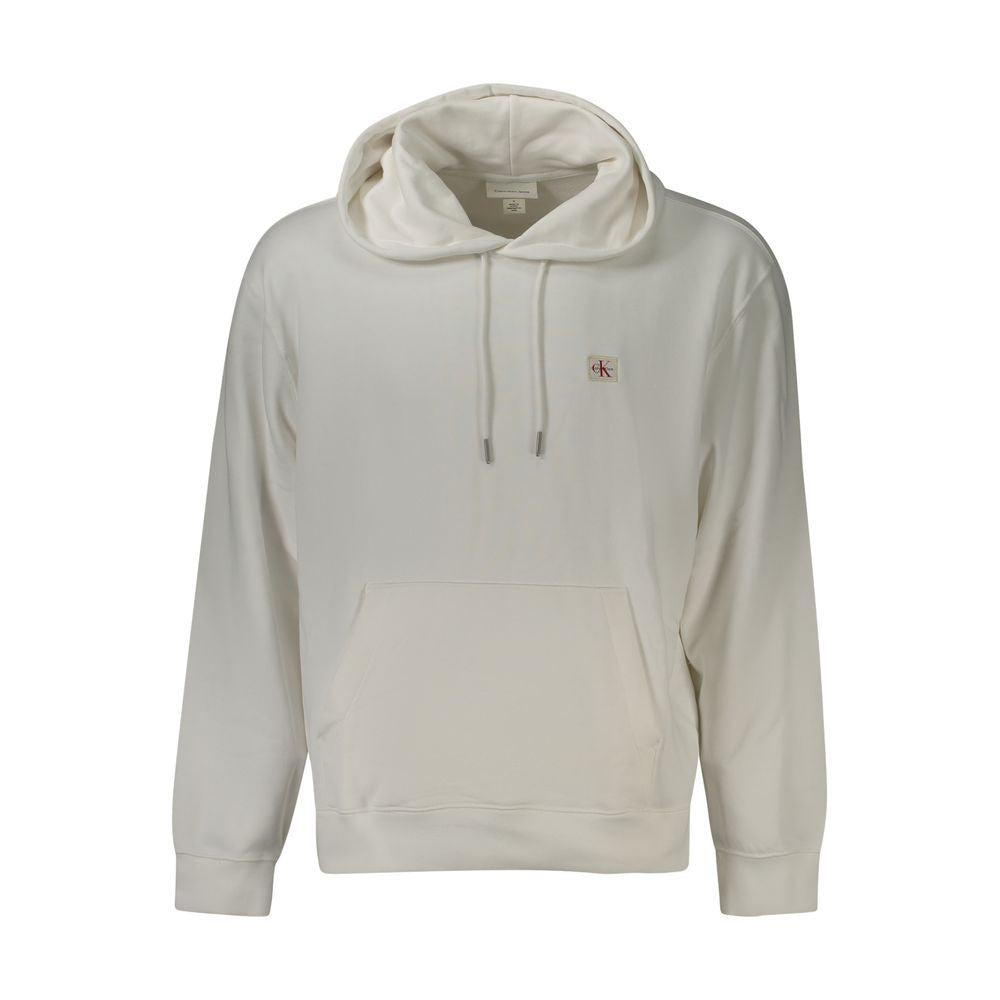 Calvin Klein White Cotton Men's Sweatshirt - ClickThatClicks 
