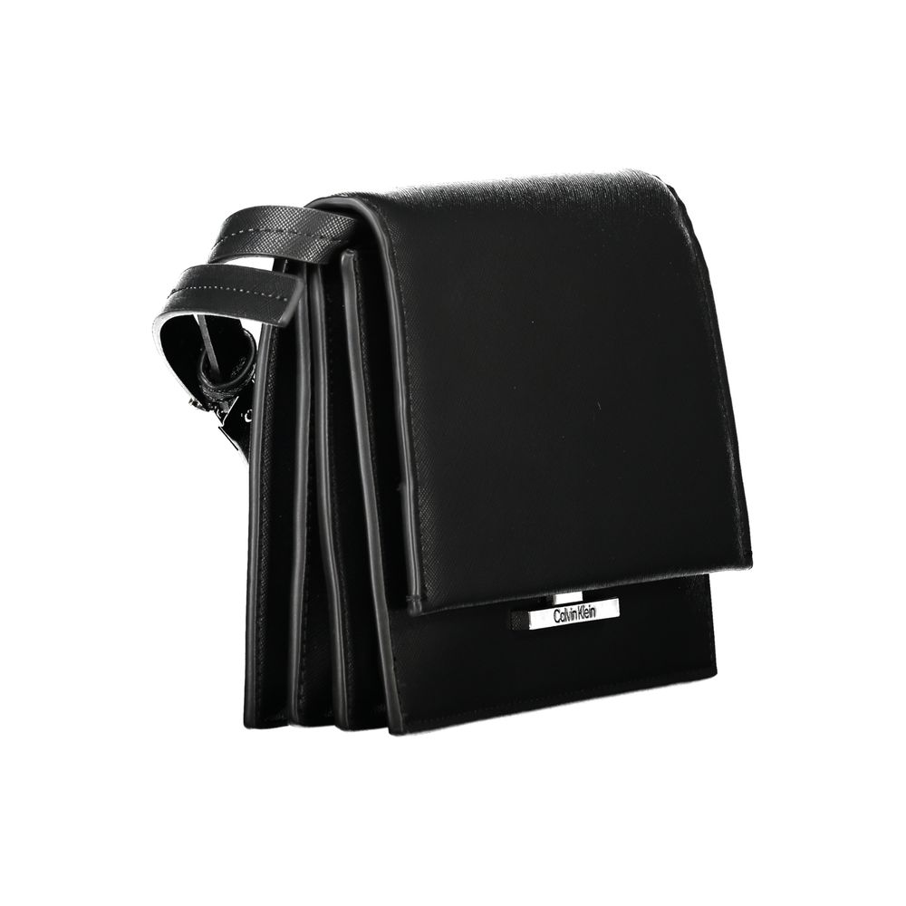 Calvin Klein Nero Poliuretano Woman Shoulder Bag - ClickThatClicks 
