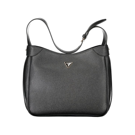 Guess Jeans Black Polyurethane Women Handbag - ClickThatClicks 