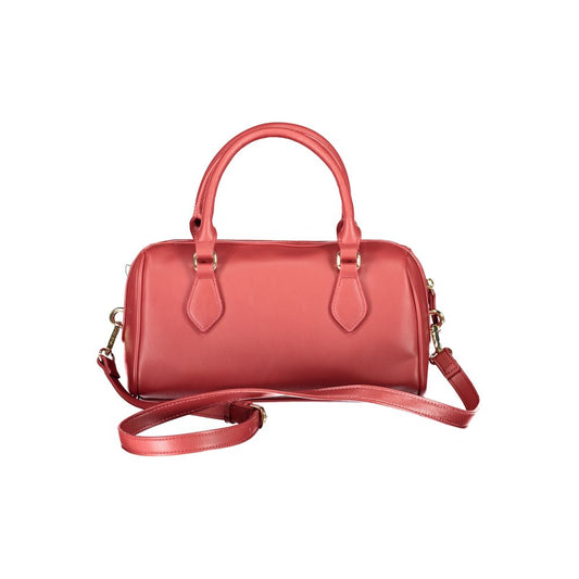 Mario Valentino Rosso Polyurethane Women Handbag - ClickThatClicks 