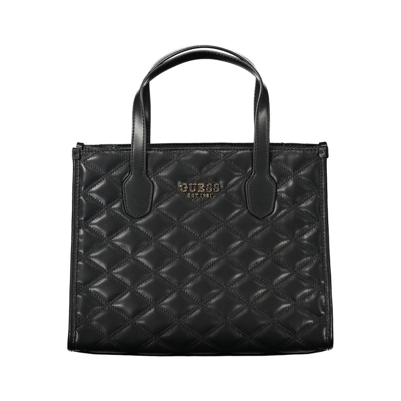 Guess Jeans Black Polyethylene Handbag
