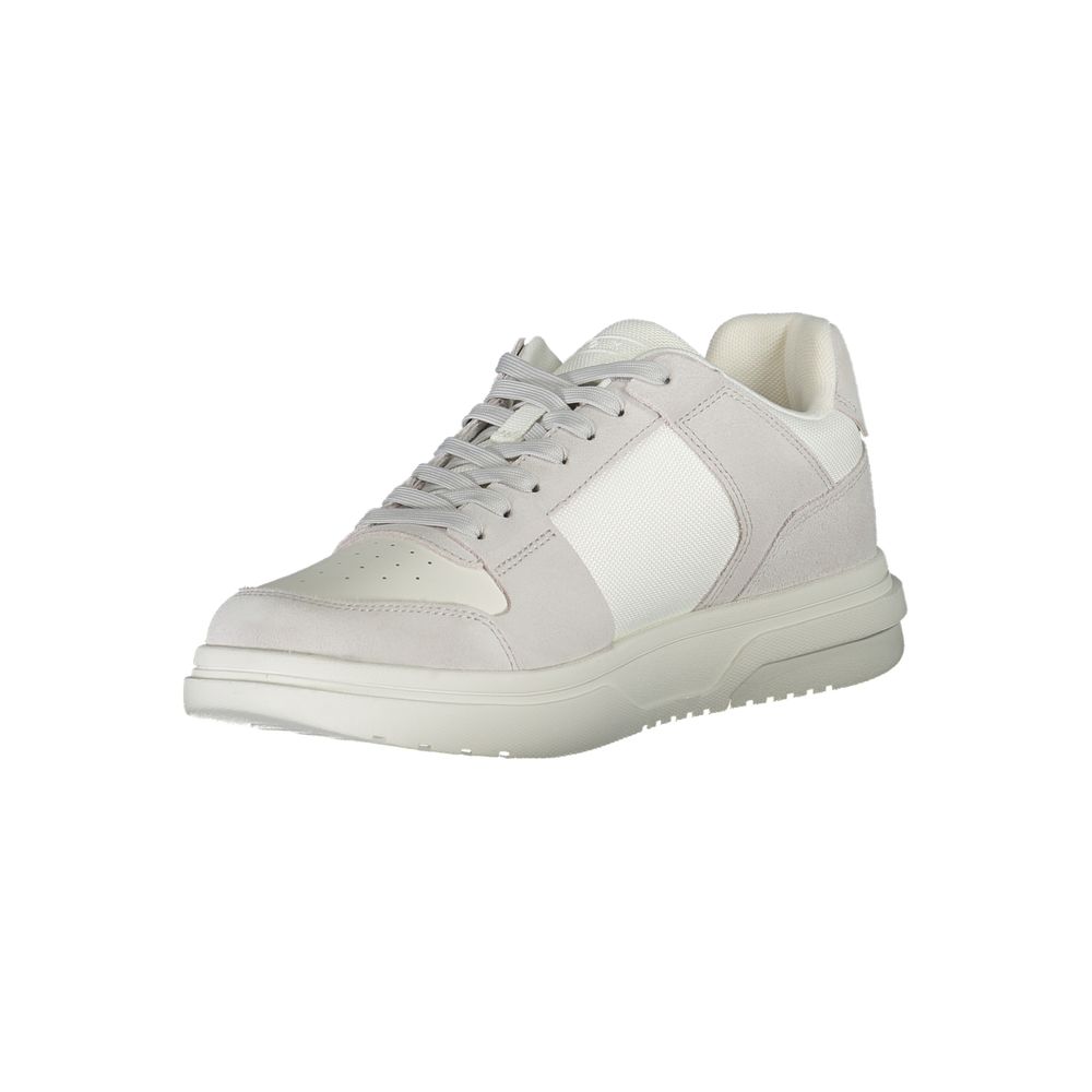 Tommy Hilfiger White Polyurethane Men Sneaker - ClickThatClicks 