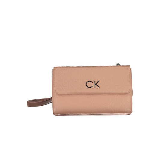 Calvin Klein Rosa Polyester Women Shoulder Bag - ClickThatClicks 