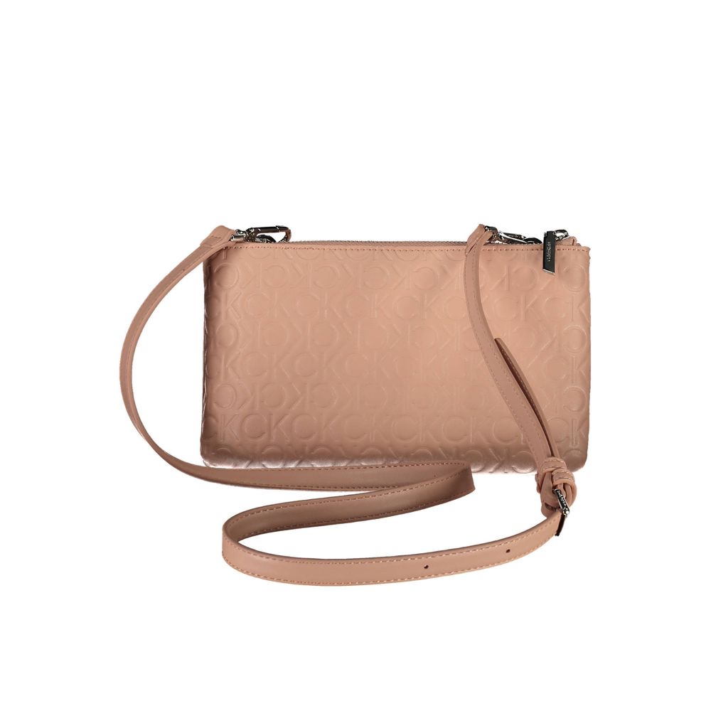 Calvin Klein Rosa Polyester Women Shoulder Bag - ClickThatClicks 