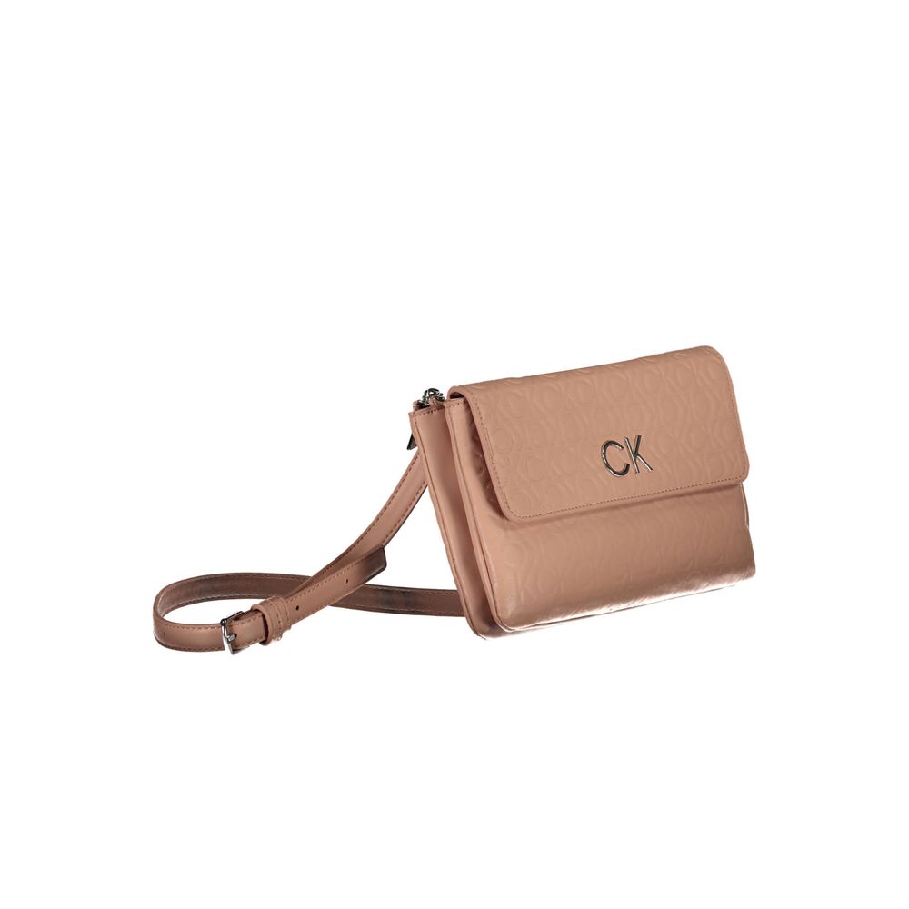 Calvin Klein Rosa Polyester Women Shoulder Bag - ClickThatClicks 