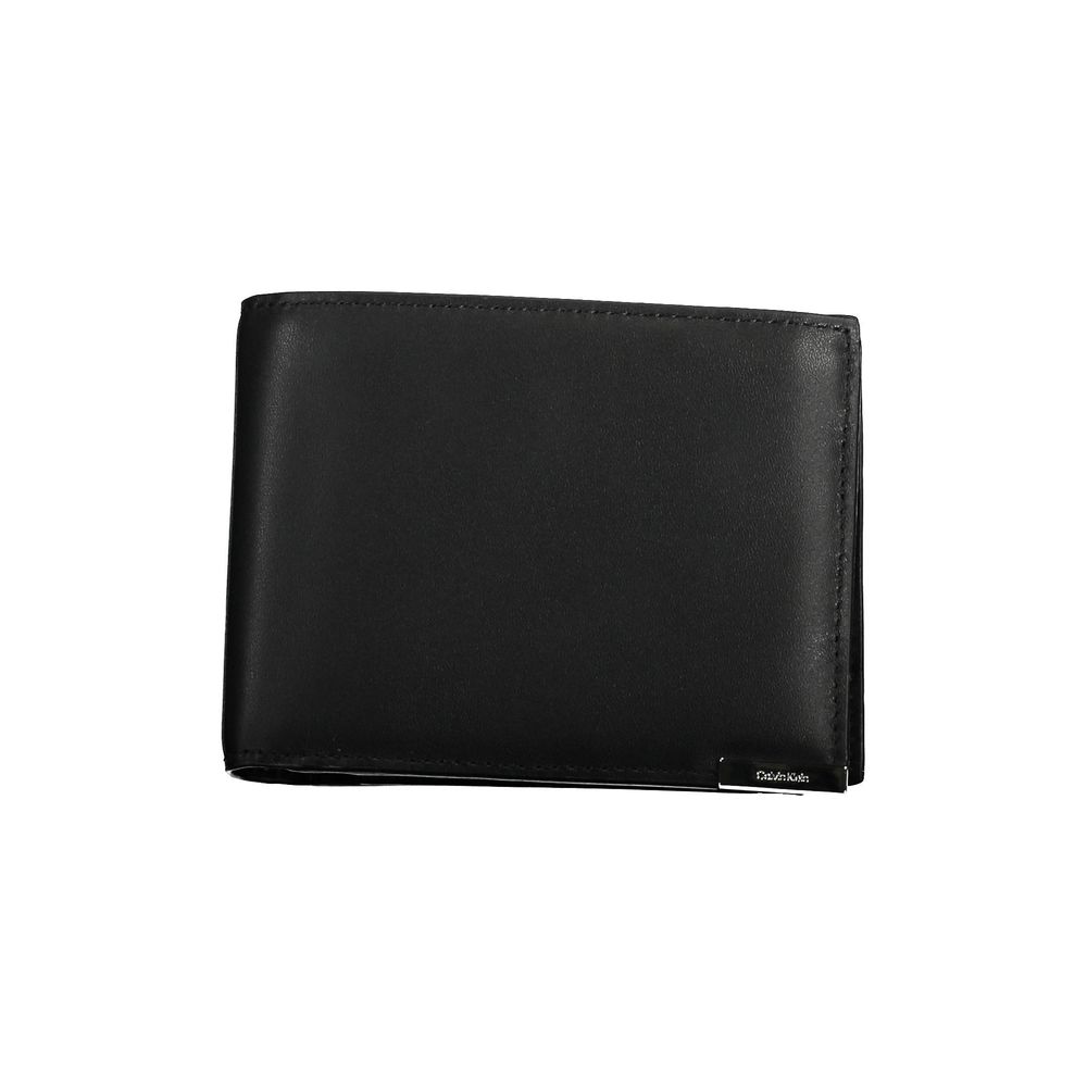 Calvin Klein Black Leather Men Wallet - ClickThatClicks 
