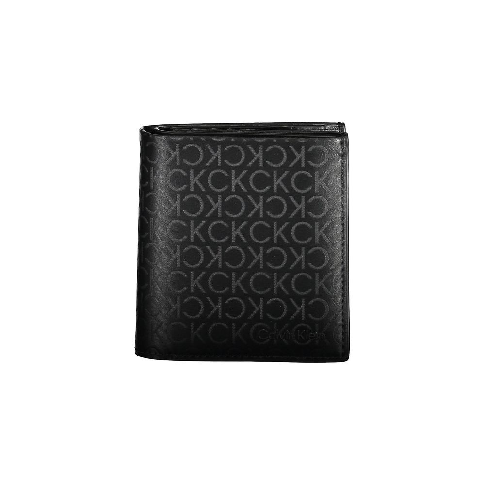 Calvin Klein Black Polyurethane Men Wallet - ClickThatClicks 