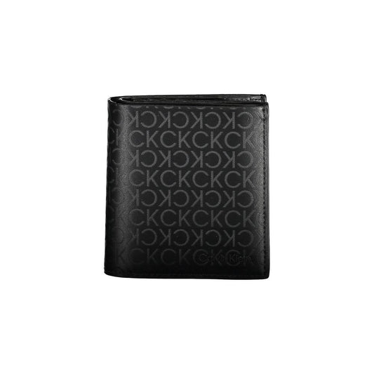 Calvin Klein Black Polyurethane Men Wallet - ClickThatClicks 