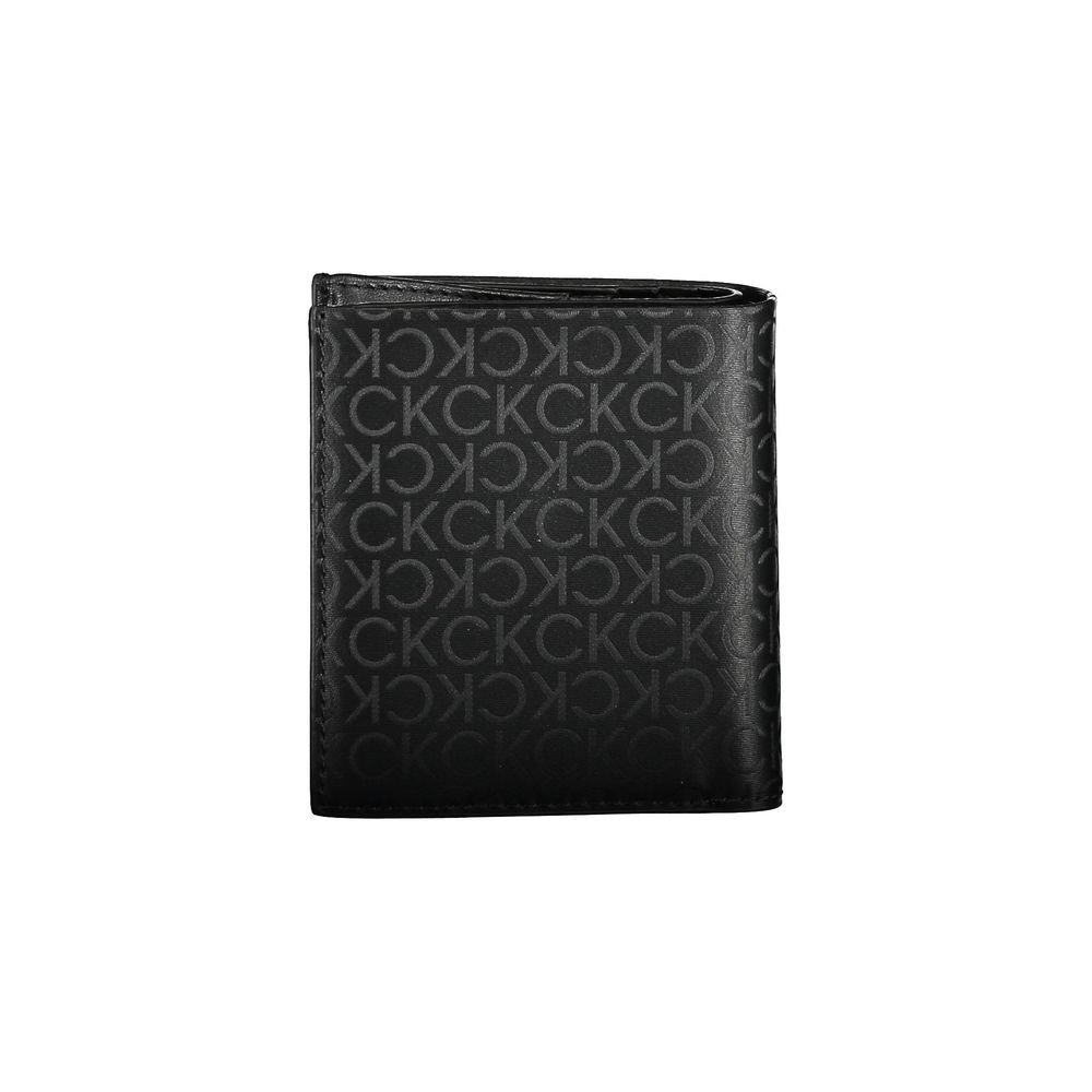 Calvin Klein Black Polyurethane Men Wallet - ClickThatClicks 