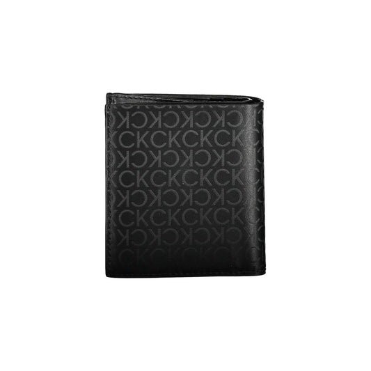 Calvin Klein Black Polyurethane Men Wallet - ClickThatClicks 