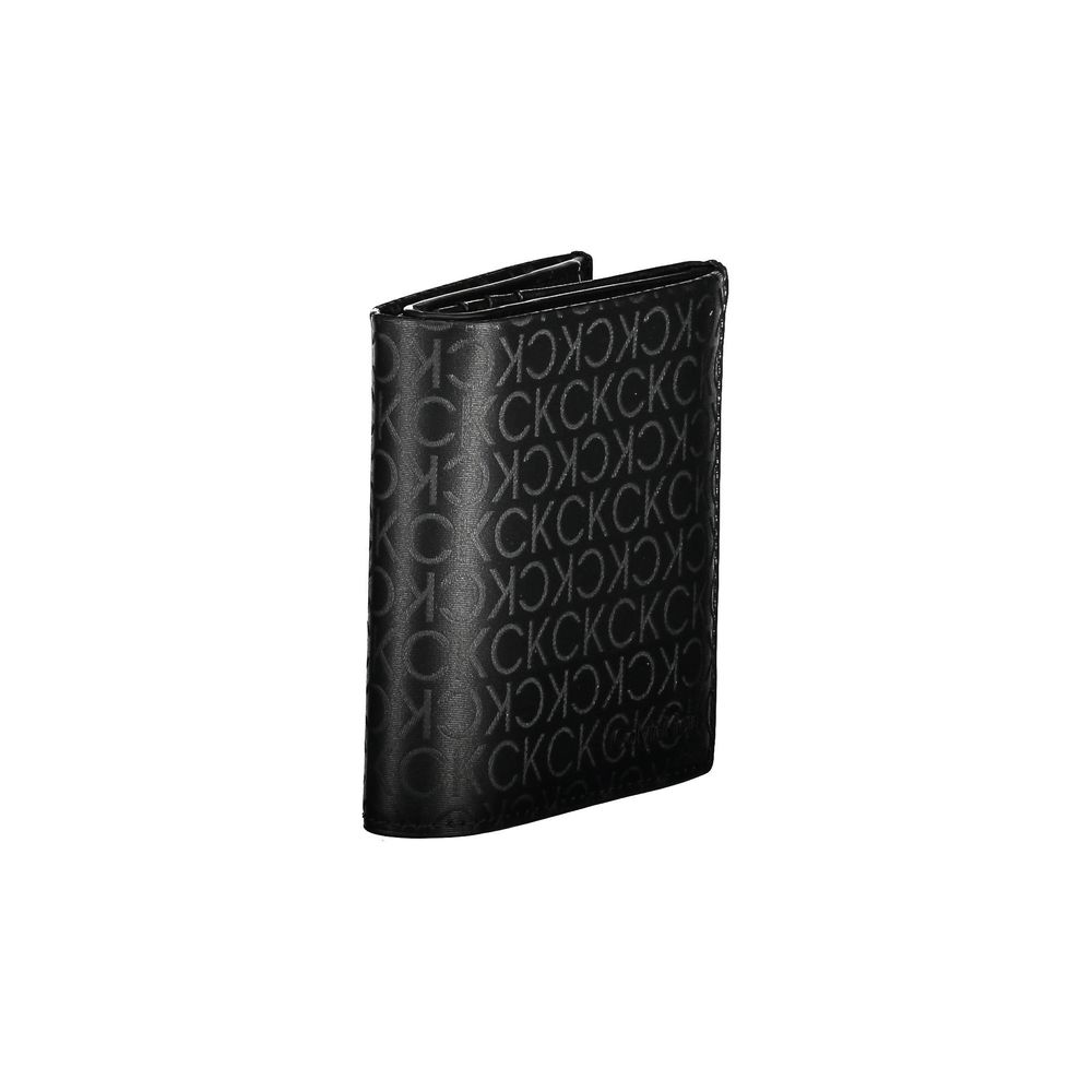Calvin Klein Black Polyurethane Men Wallet - ClickThatClicks 