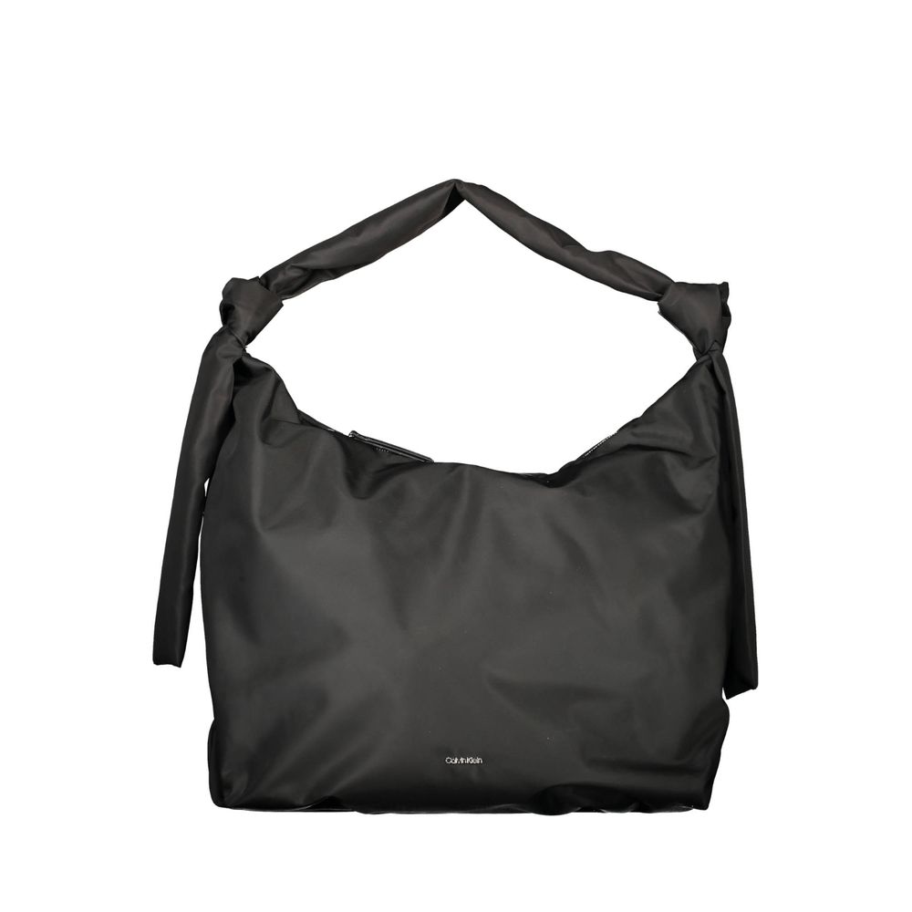 Calvin Klein Black Polyester Women's Shoulder Bag - ClickThatClicks 
