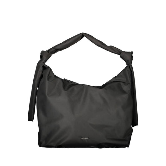 Calvin Klein Black Polyester Women's Shoulder Bag - ClickThatClicks 