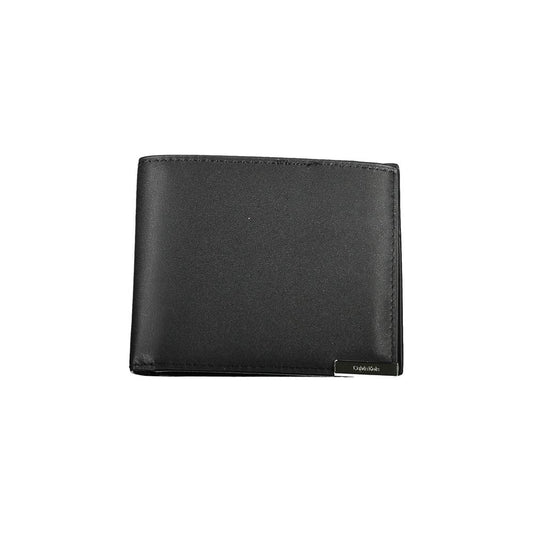 Calvin Klein Nero Poliuretano Uomo Wallet - ClickThatClicks 