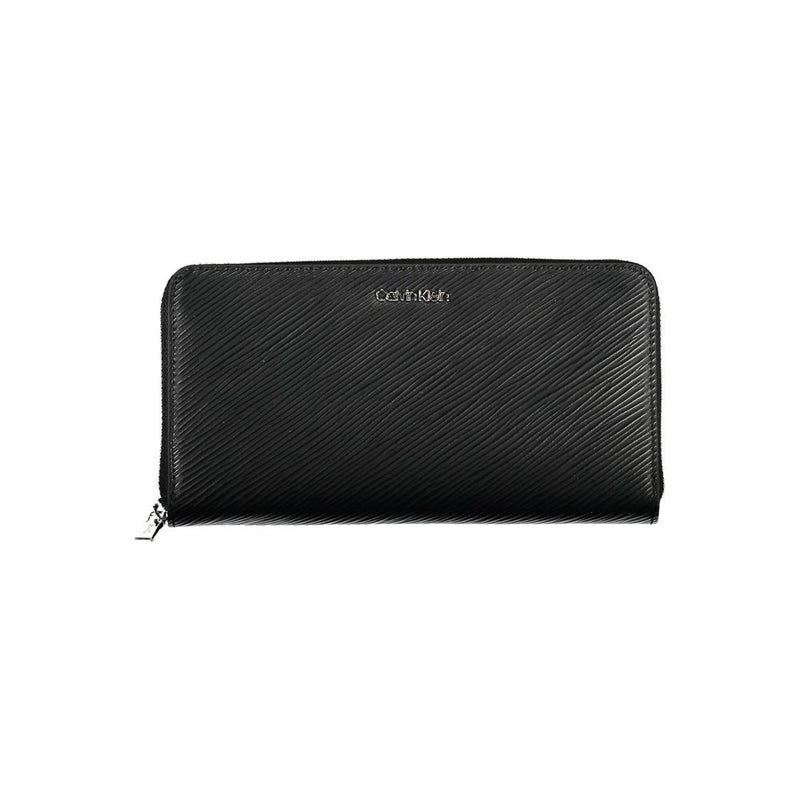 Calvin Klein Black Polyurethane Women Wallet