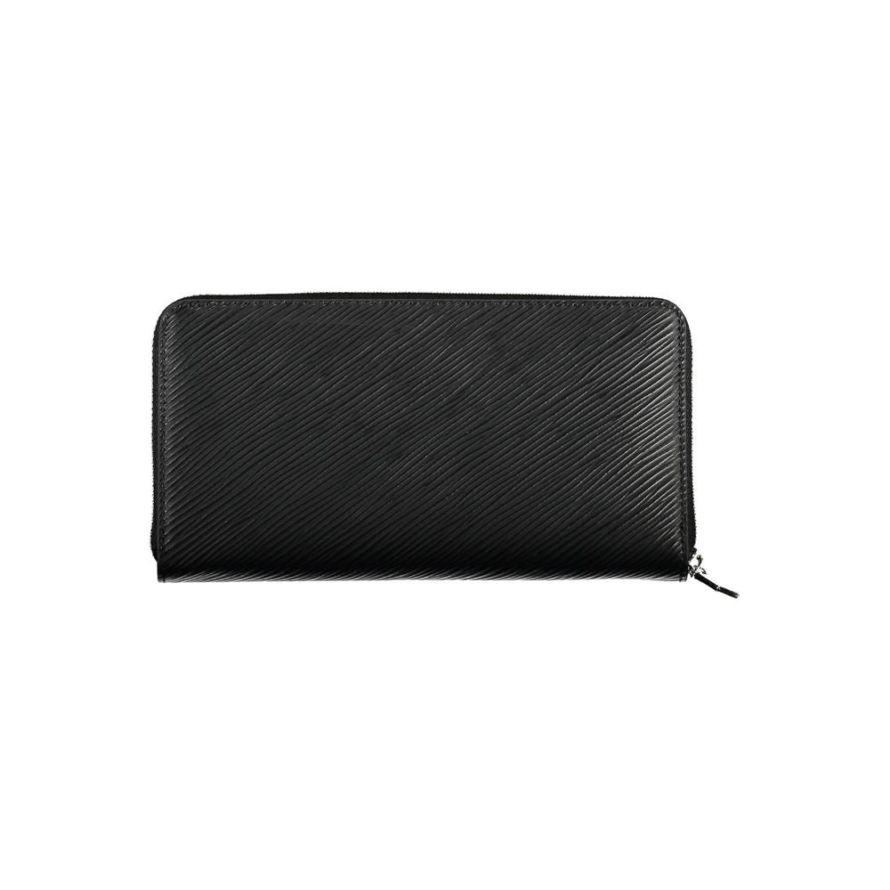 Calvin Klein Black Polyurethane Women Wallet - ClickThatClicks 