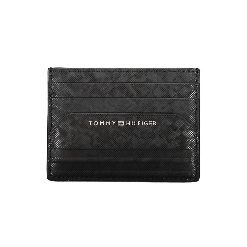 Tommy Hilfiger Black Leather Men Wallet - ClickThatClicks 