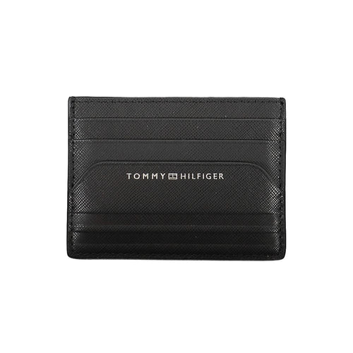 Tommy Hilfiger Black Leather Men Wallet - ClickThatClicks 