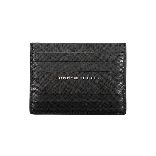 Tommy Hilfiger Black Leather Men Wallet - ClickThatClicks 