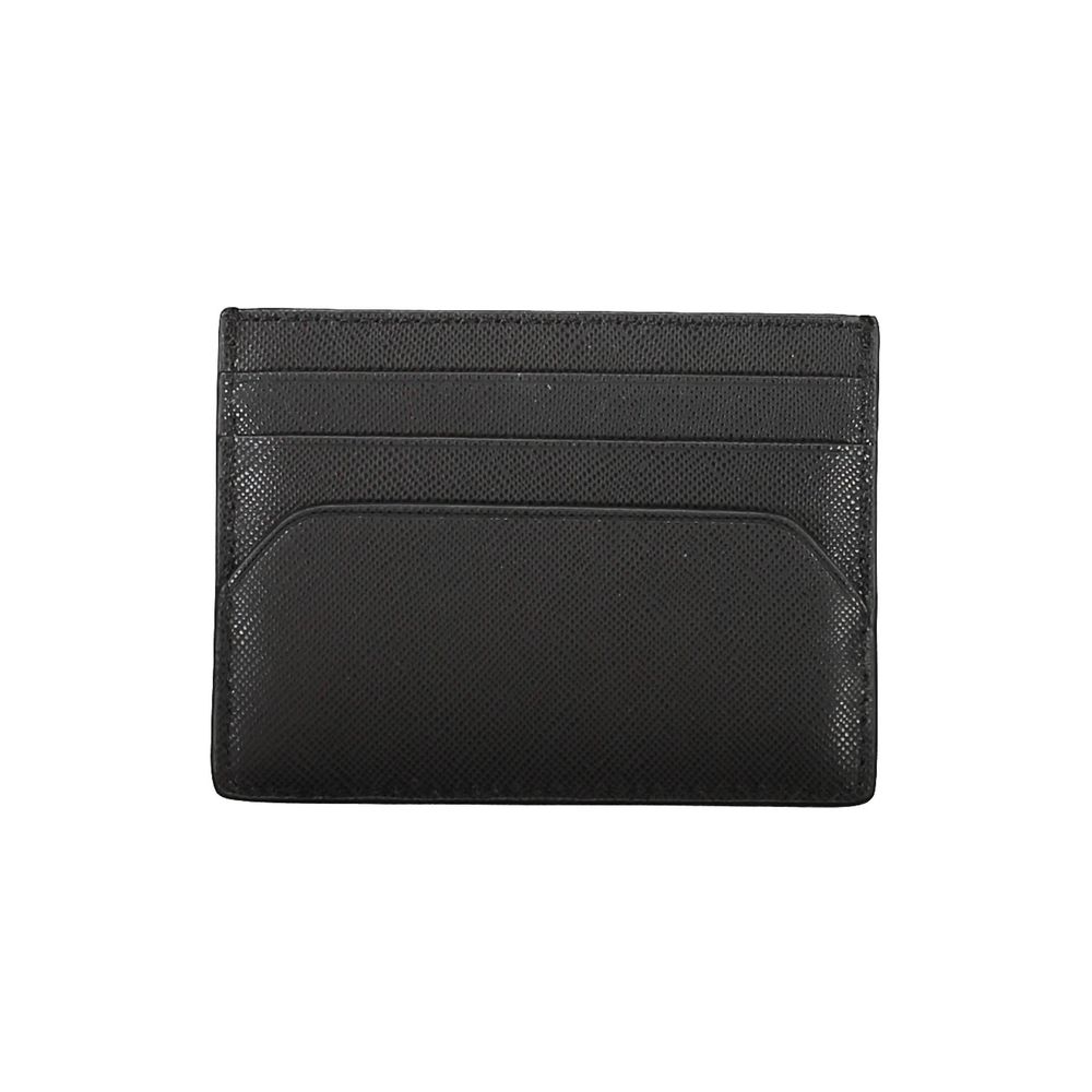 Tommy Hilfiger Black Leather Men Wallet - ClickThatClicks 