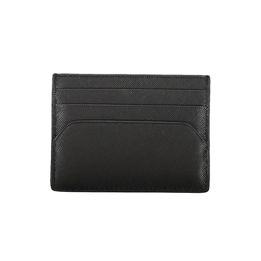 Tommy Hilfiger Black Leather Men Wallet - ClickThatClicks 