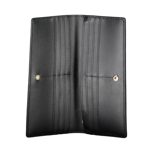 Tommy Hilfiger Black Polyurethane Women Wallet - ClickThatClicks 