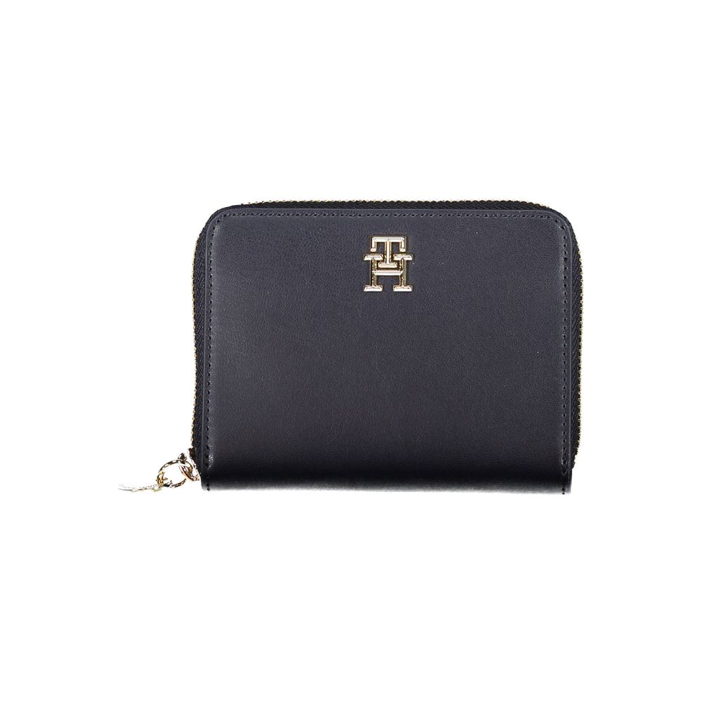 Tommy Hilfiger Blue Polyurethane Women Wallet - ClickThatClicks 