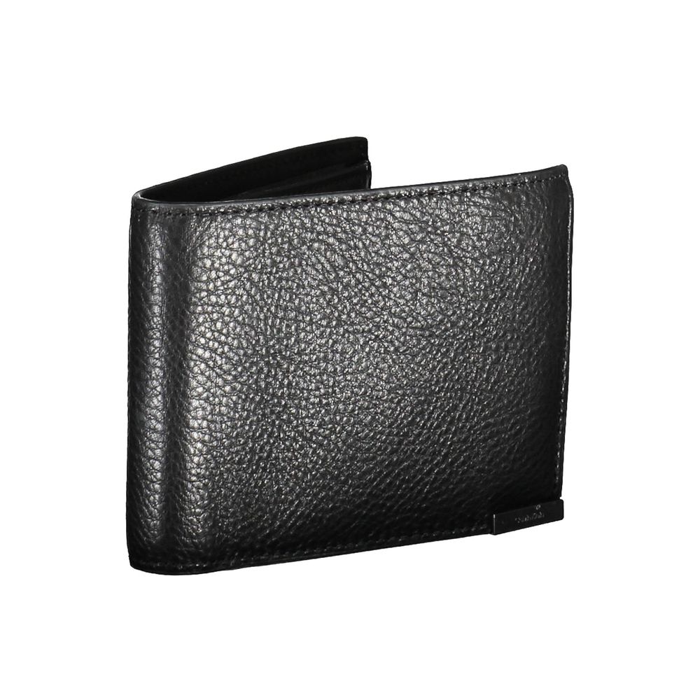 Calvin Klein Black Leather Men Wallet - ClickThatClicks 