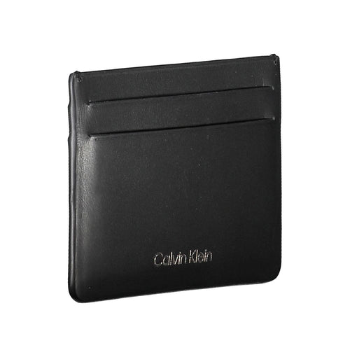 Calvin Klein Black Leather Men Wallet - ClickThatClicks 