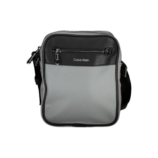 Calvin Klein Grigio Polyester Men Shoulder Bag - ClickThatClicks 