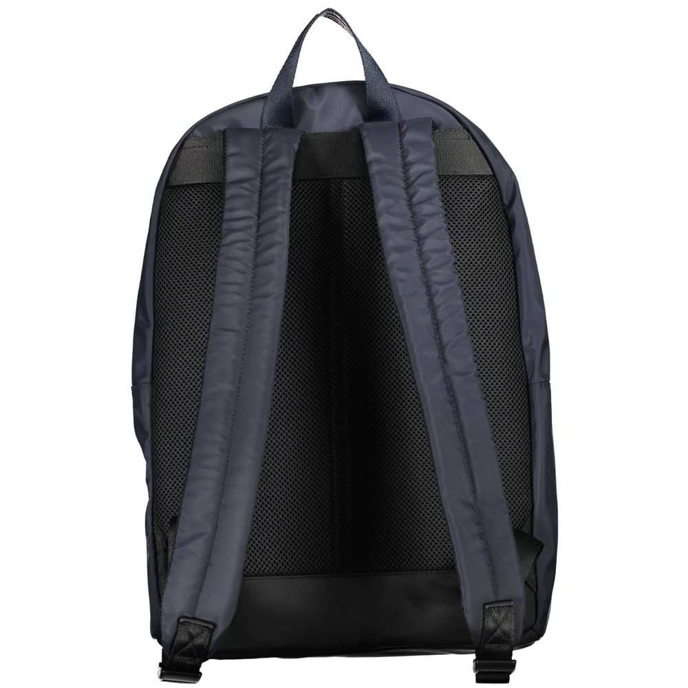 Tommy Hilfiger Blue Polyester Men Backpack - ClickThatClicks 