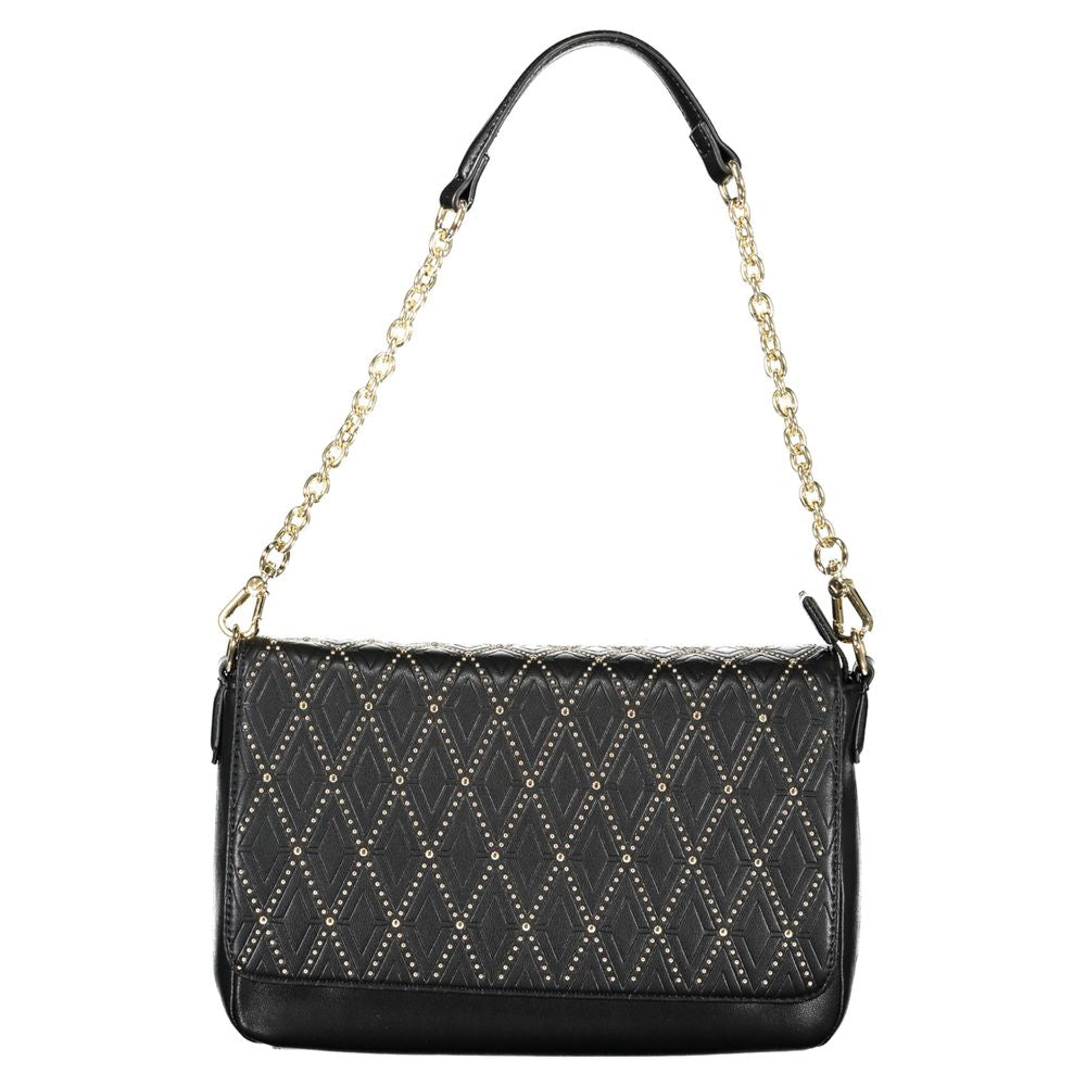 Mario Valentino Nero Polyurethane Women Handbag - ClickThatClicks 