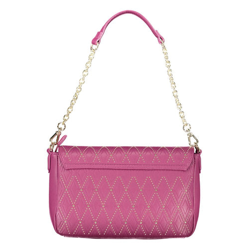 Mario Valentino Viola Polyurethane Women Handbag - ClickThatClicks 