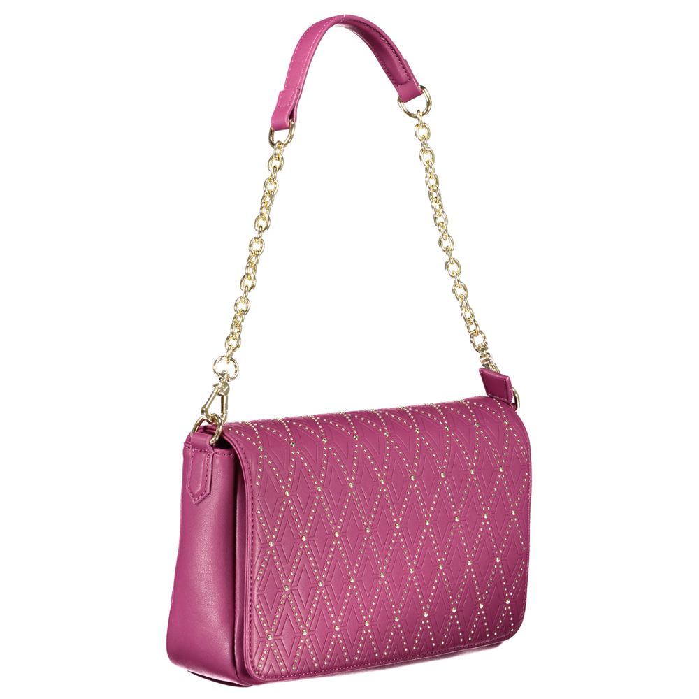 Mario Valentino Viola Polyurethane Women Handbag - ClickThatClicks 