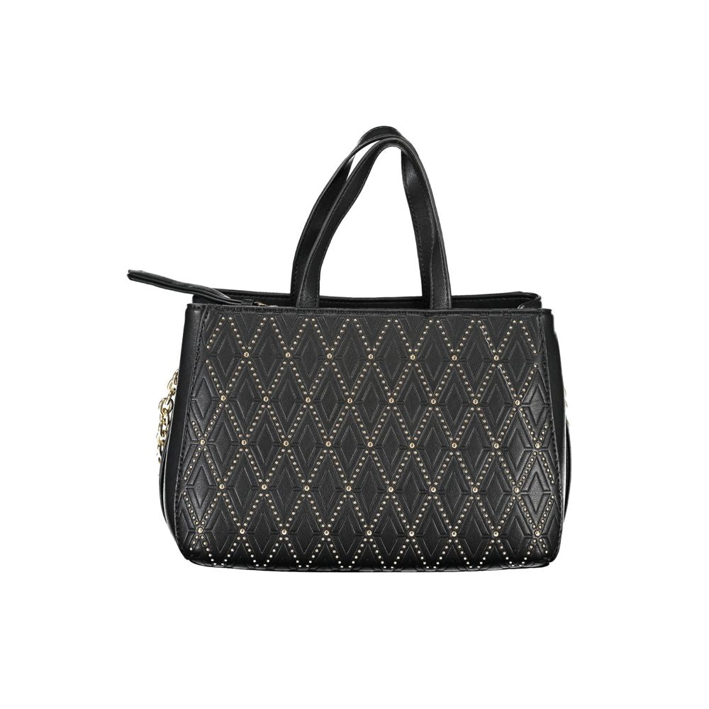 Mario Valentino Nero Polyurethane Women Handbag - ClickThatClicks 