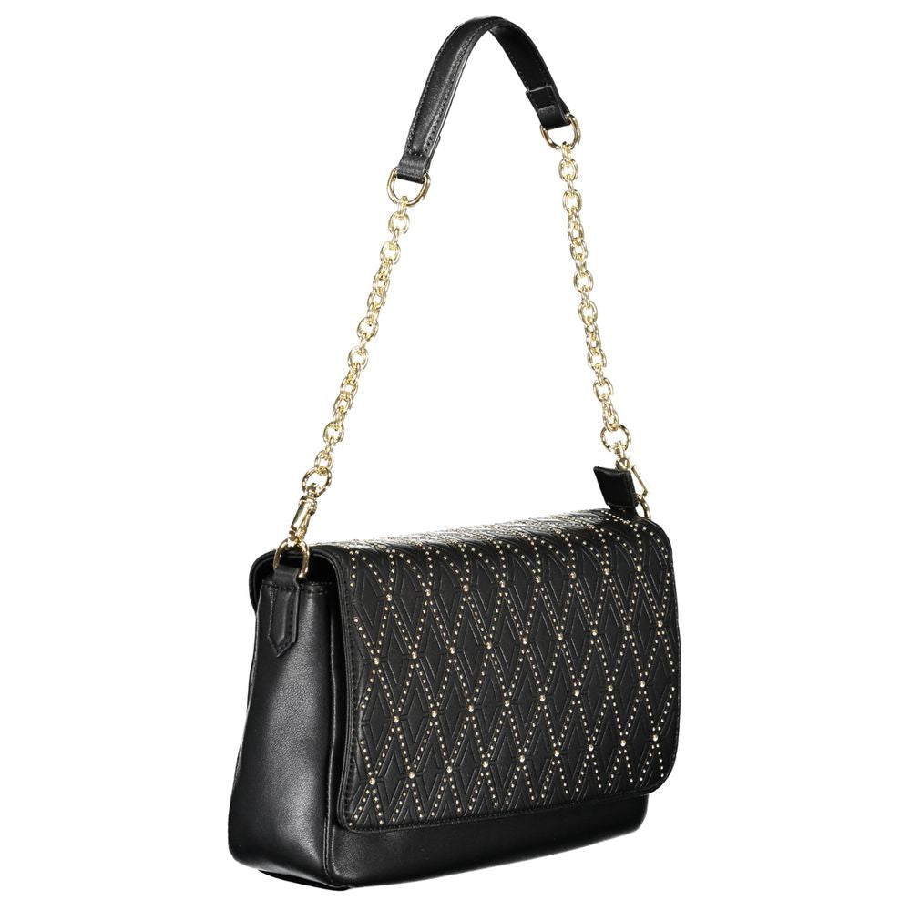 Mario Valentino Nero Polyurethane Women Handbag - ClickThatClicks 
