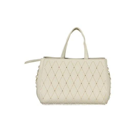 Mario Valentino White Polyurethane Women Handbag - ClickThatClicks 