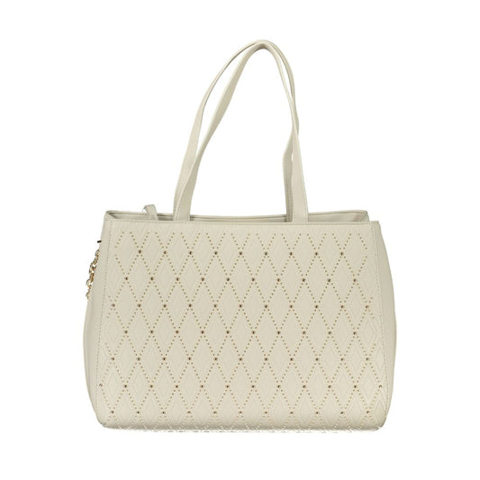 Mario Valentino Bianco Poliuretano Woman Handbag - ClickThatClicks 