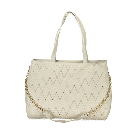 Mario Valentino Bianco Poliuretano Woman Handbag - ClickThatClicks 